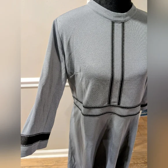 Grey Midi Dress Size 14 (NWT) - Picture 2 of 4